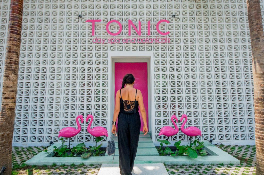 PRETTY IN PINK…. TONIC DAY SPA AND BOTANICALS THE NEW KID ON THE BLOCK IN CANGGU