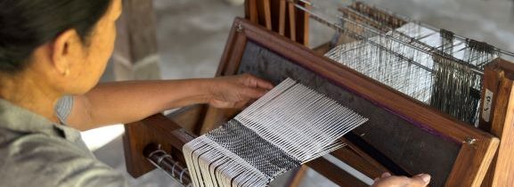 EMBRACING TRADITIONAL INDONESIAN ART EXPLORATION WITH ONE OF THE OLDEST HAND-WEAVING FACTORIES IN BALI