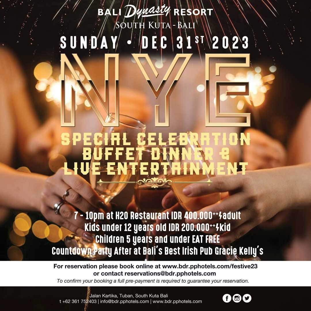 Celebrate New Year’s Eve in Style at Bali Dynasty Resort