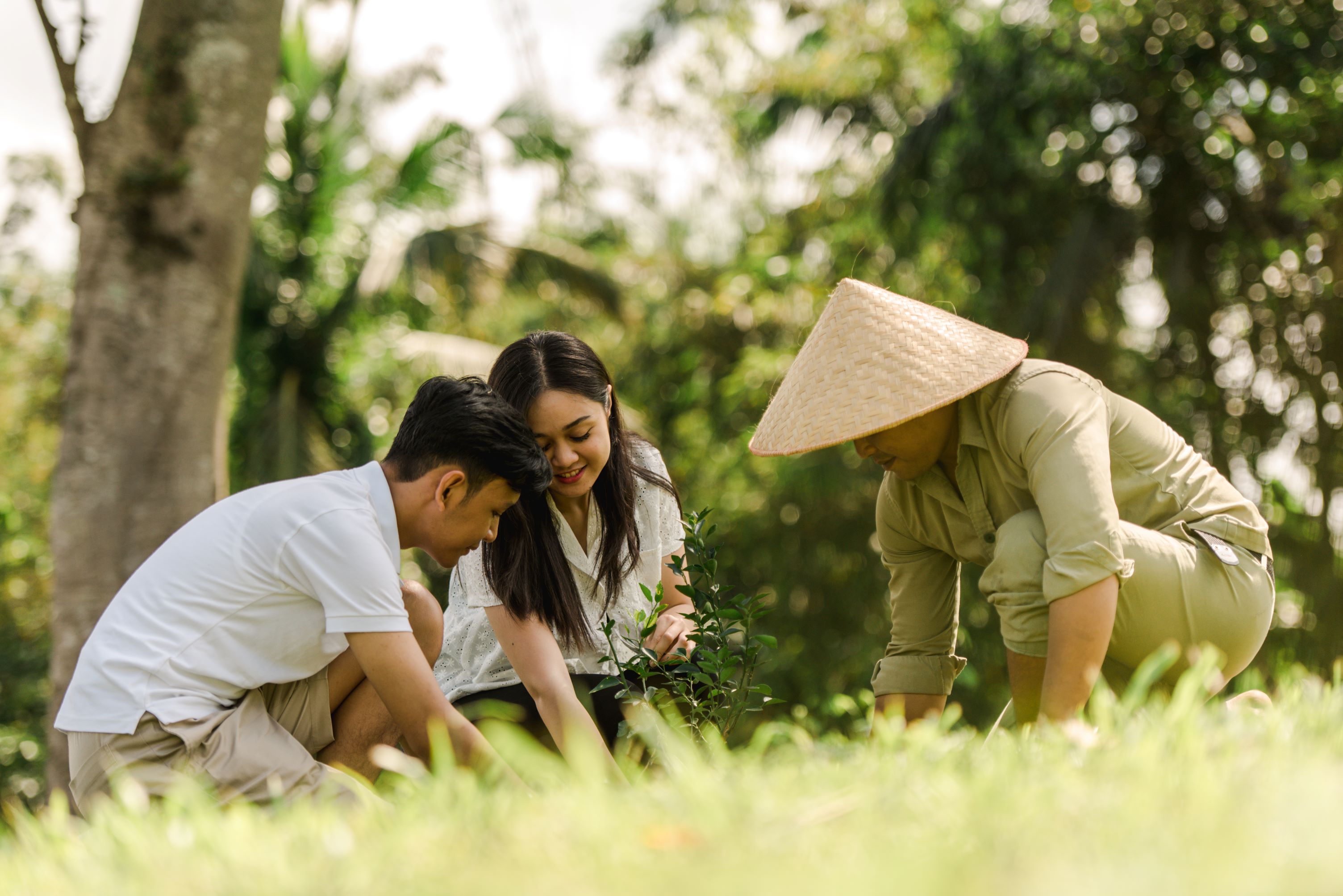 Hand’s on Planting – A Day in Life of a Balinese Organic Farmers