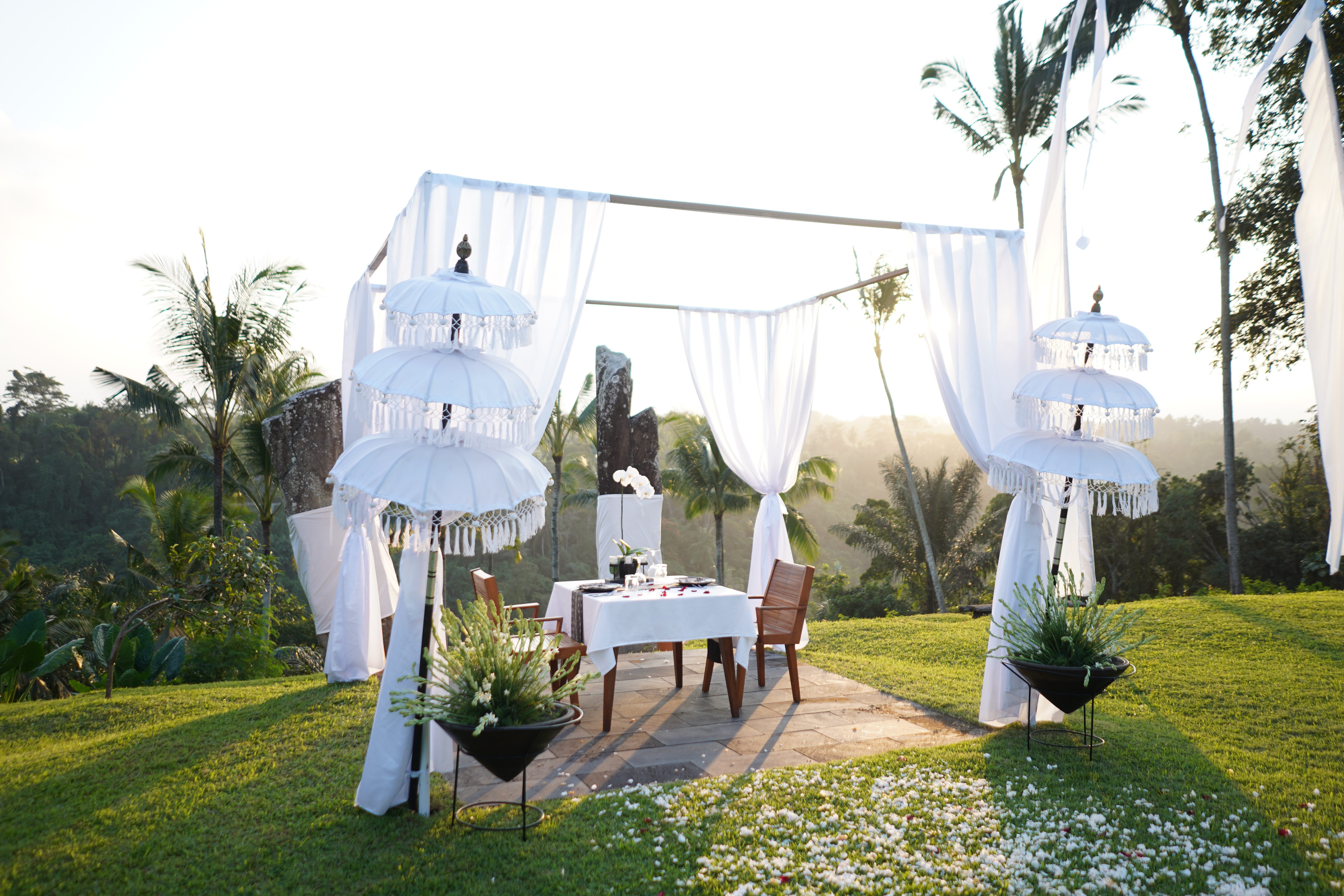 Table for Two in the Jungle at Alila Ubud